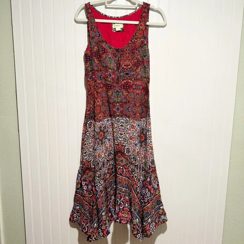Anthropologie Maeve Violette Midi Dress Size 4 - Picture 2 of 7